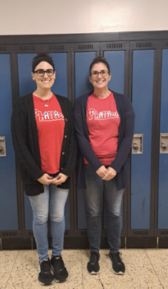 Ms. Morda and Ms. Powell twinning perfectly!
