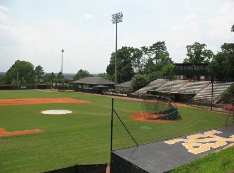 The home baseball field of the Birmingham-Southern Panthers