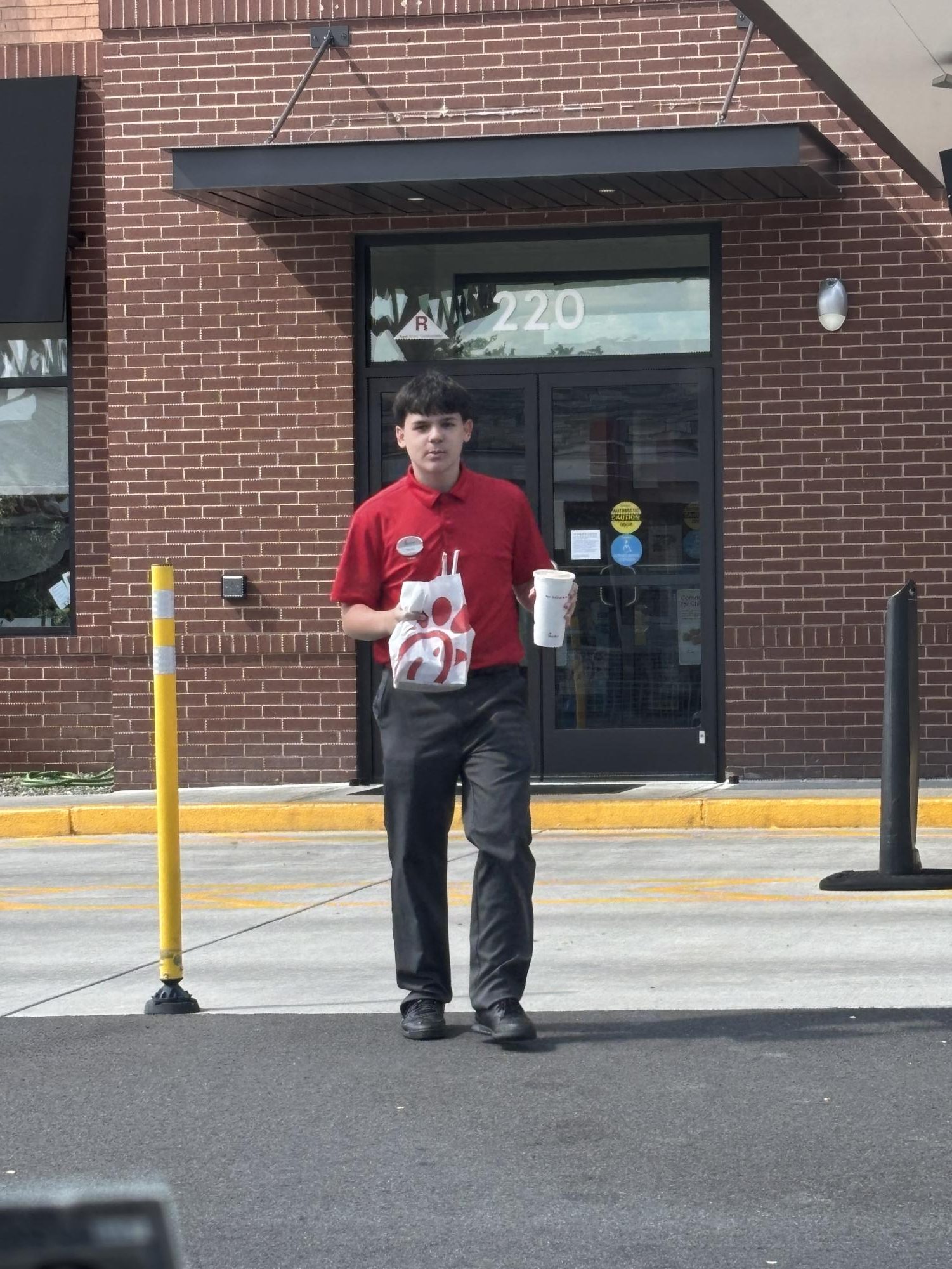 Finishing my Saturday shift at Chik-fila, Marlton