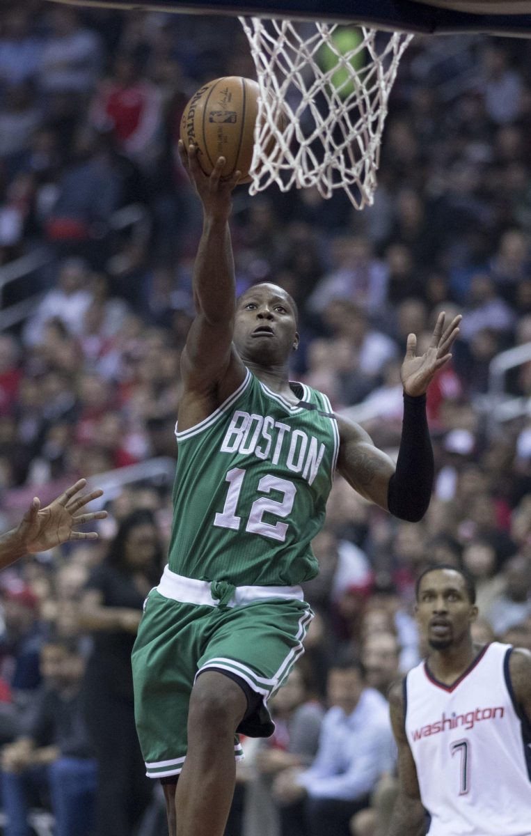 Terry Rozier in the 2017 playoffs 
image credits to wikimedia