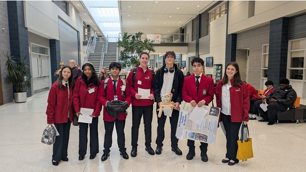 Aminah Farooqi, Sophia Belizario, Pierce Kaeferle, Golam Khan, Milton Ruiz, Lawrence Robbins, Mia Wenglicki, Shane Fernandez at Essex County School of Technology