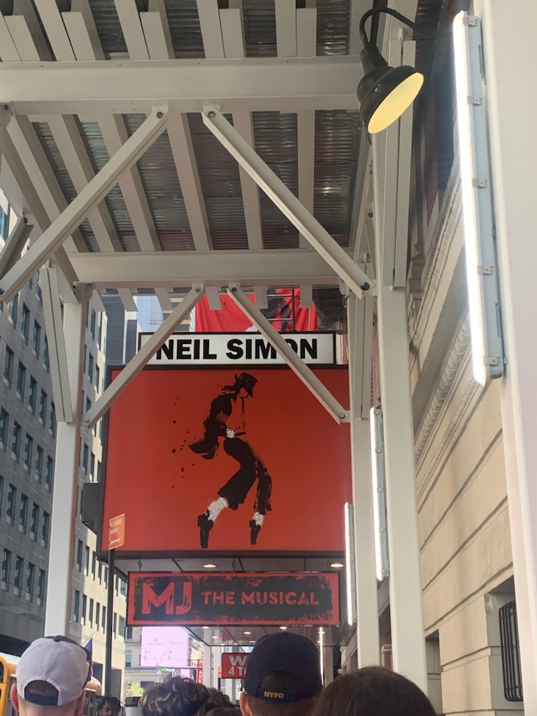 The sign you see as you walk into the theatre