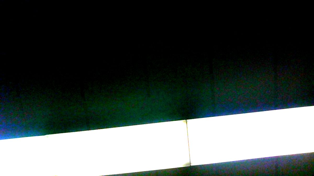 Saturated photo of a ceiling light, made to look like dream-ish.